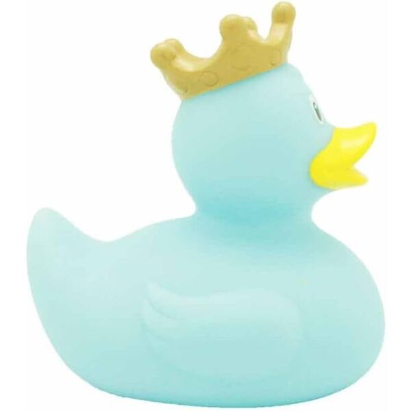 Canard du bain couronne bleu clair