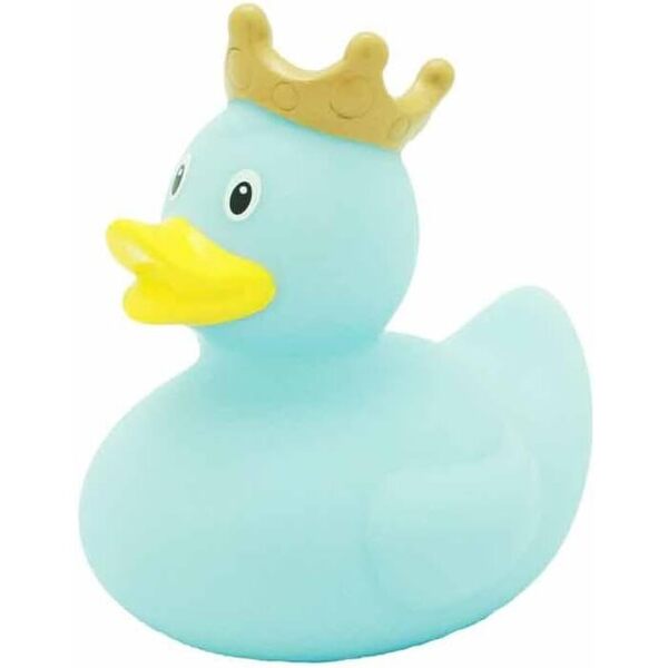 Canard du bain couronne bleu clair