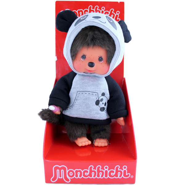 Peluche Monchhichi Panda 20 cm