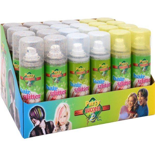 Spray pailleté pour cheveux et corps