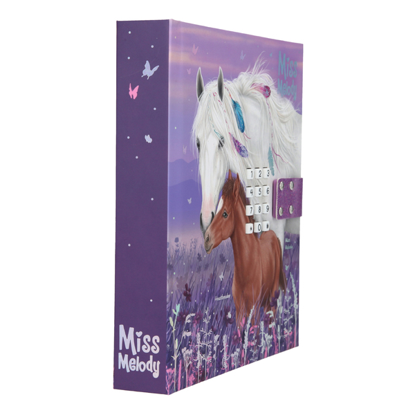 Stylo Cheval Depesche 12419 Miss Melody Sundown - Journal Intime Avec Code Chiffré Papier A Lettre Fille