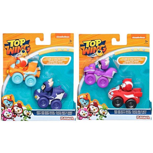 Top Wing - Pack de deux voitures de course à collectionner