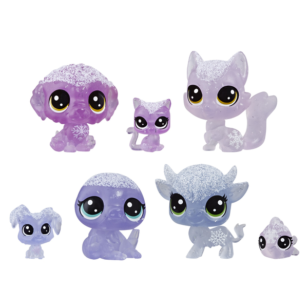 Coffret 7 figurines Collection givrée - Littlest Pet Shop