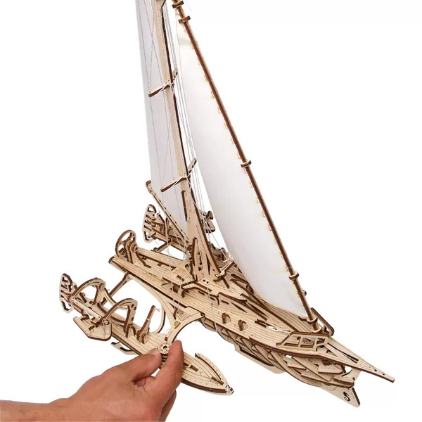 Bateau Trimaran Merihobus - Maquette en bois