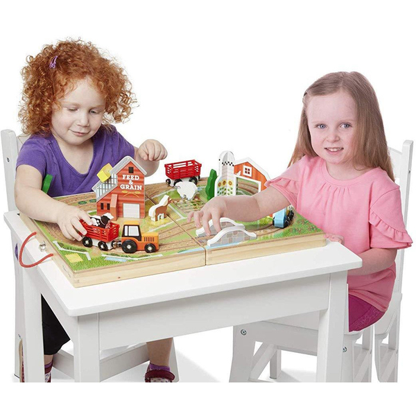 Valisette ferme transportable MELISSA AND DOUG : King Jouet Belgique ...