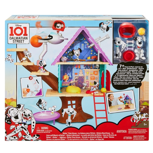 La cabane dans l arbre et figurines Dolly et Dylan - Disney Les 101 Dalmatiens