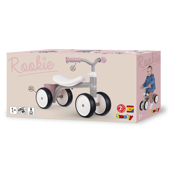 Porteur en métal Rookie rose