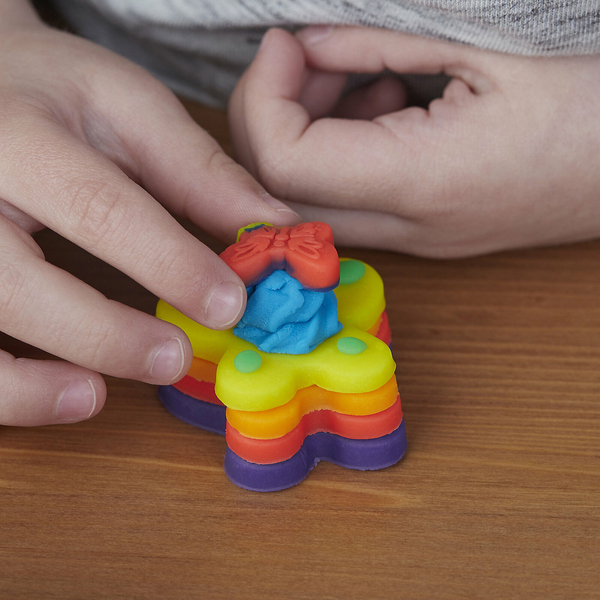 Play Doh Rainbow Cake Party - Cake arc-en-ciel