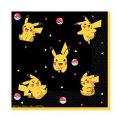 Pokemon - 16 serviettes 33cm 