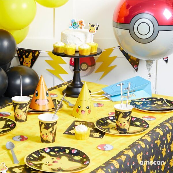 Pokemon 8 assiettes en carton 23cm 