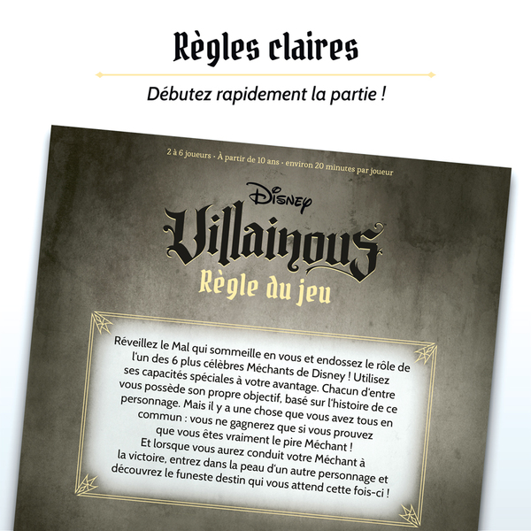 Disney Villainous, Jeux adultes, Jeux de société, Produits