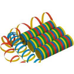3 rouleaux de serpentins colorés