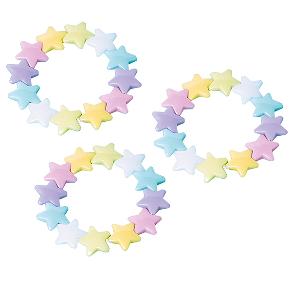 12 bracelets étoiles