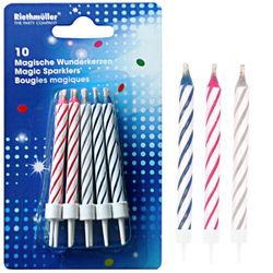 Bougies magiques 10 pièces