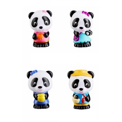 Klorofil - 4 figurines famille panda