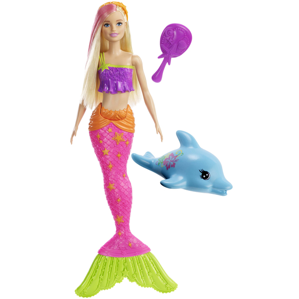 Poupée Barbie Dreamtopia couleurs aquatiques Mattel : King Jouet, Barbie et  poupées mannequin Mattel - Poupées Poupons