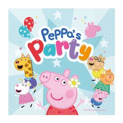 16 Serviettes Peppa Pig