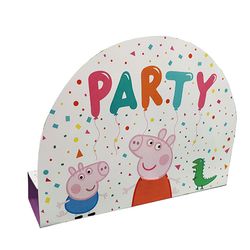 Peppa 8 invitations