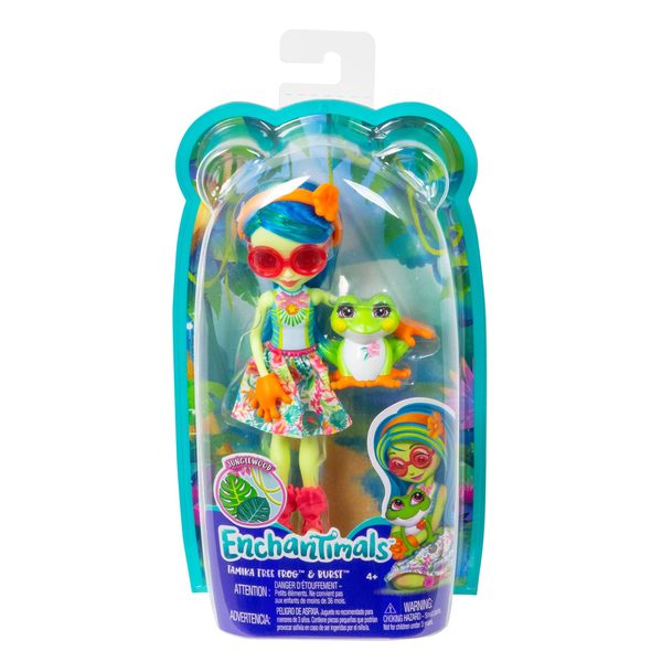 Poupée Enchantimals Tamika Grenouille et Burst