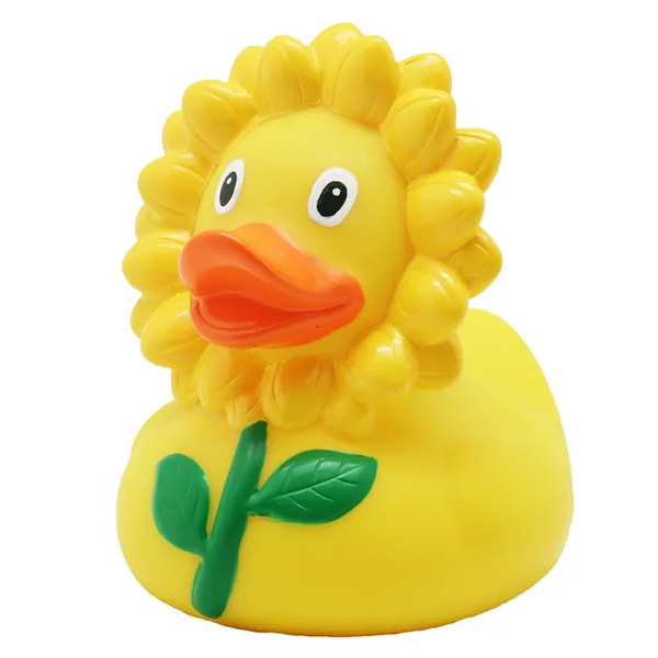 Canard de bain tournesol