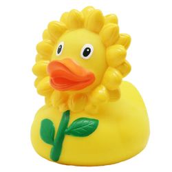 Canard de bain tournesol