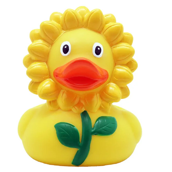 Canard de bain tournesol
