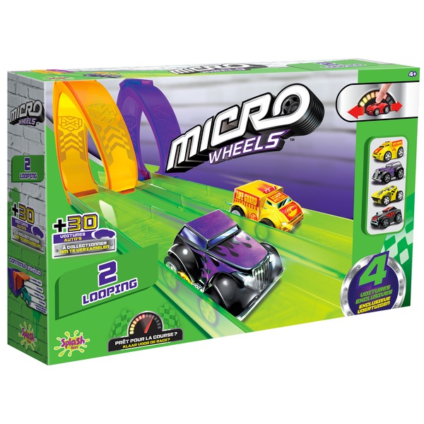 Coffret Micro Wheels super set 2 loopings avec voitures