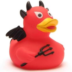 Canard de bain diable