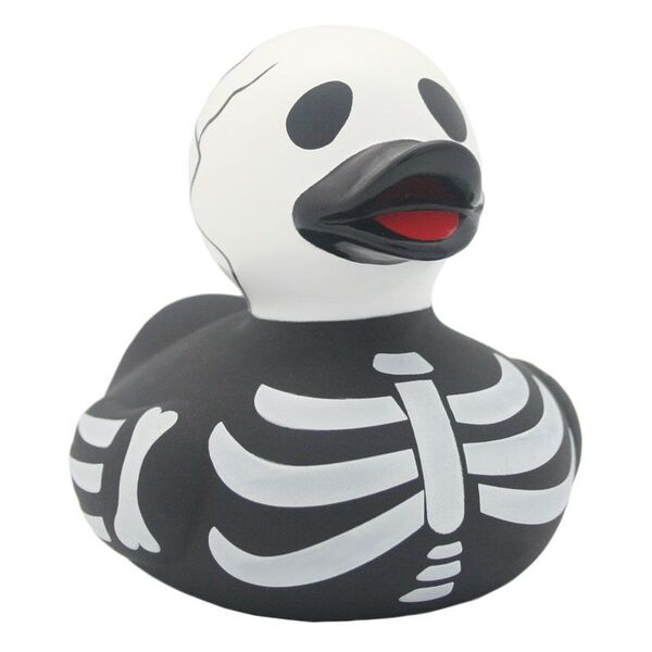Canard de bain squelette