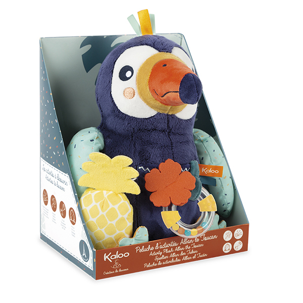 Peluche d activités Alban le Toucan - Jungle