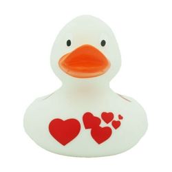 Canard de bain coeur