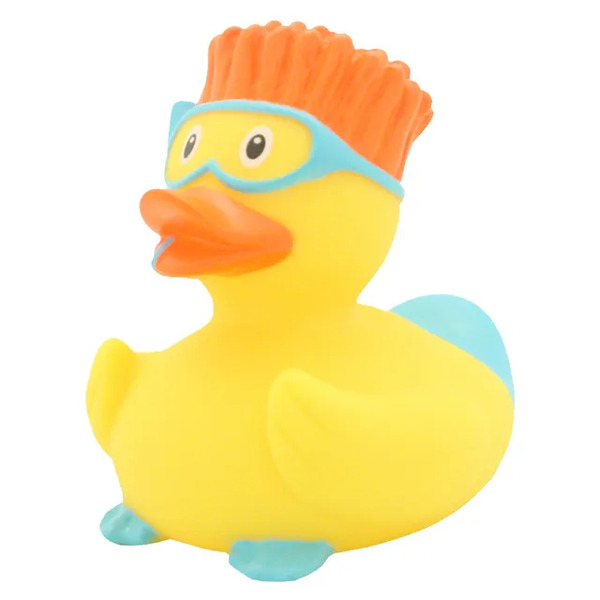 Canard de bain plongeur masque et tuba