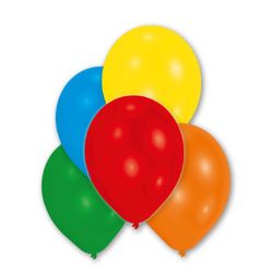 10 Ballons en latex métalliques 27,5 cm