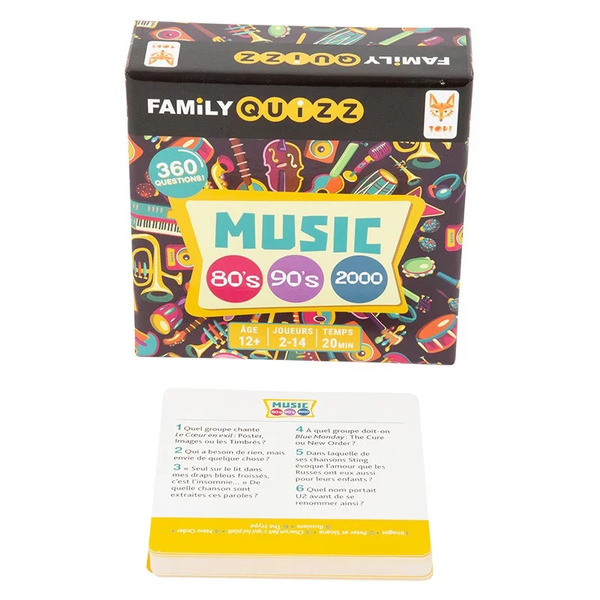 Family Quizz Musique Années 80 et 90
