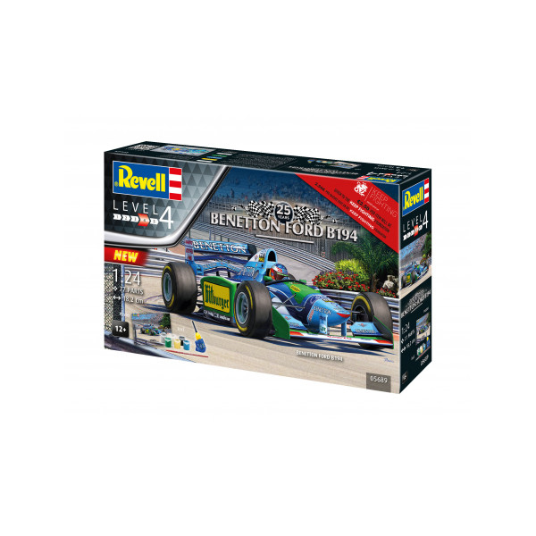 Maquette voiture Benetton Ford - Coffret Cadeau 25ème Anniversaire