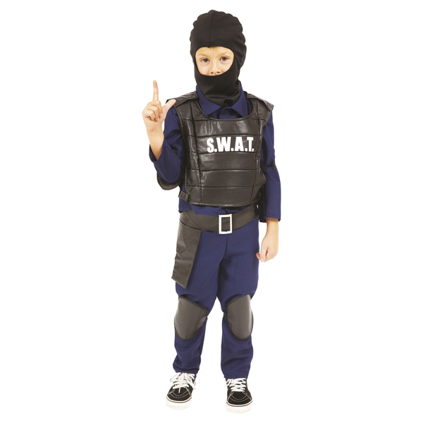Déguisement SWAT 4/6 ans Fancy World : King Jouet, Déguisements Fancy World  - Fêtes, déco & mode enfants