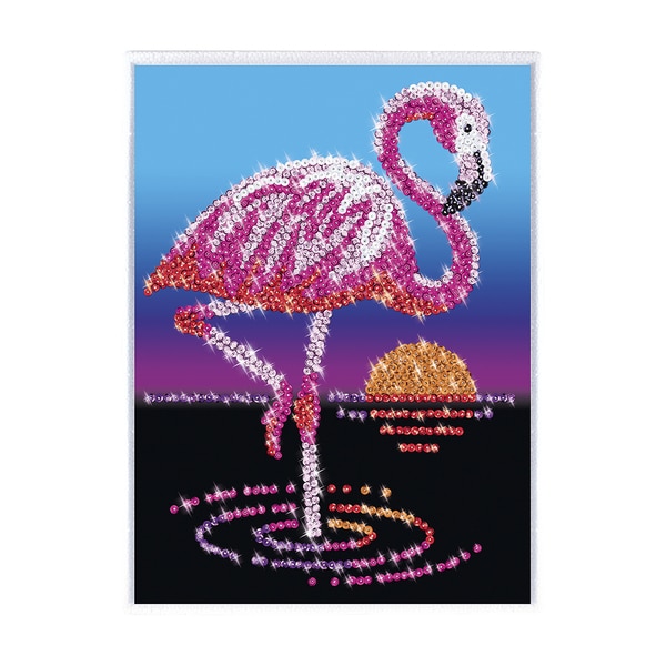 Mille et un sequins flamant rose