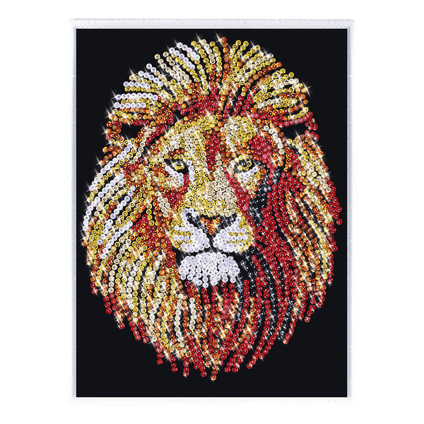 Mille et un sequins lion