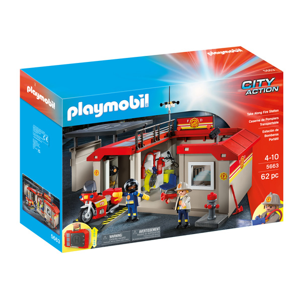 5663 - Playmobil City Action - Caserne de pompier