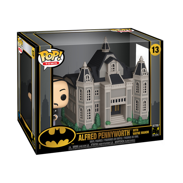 Figurine Pop Town Batman Alfred et le manoir wayne 80TH