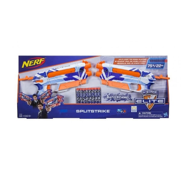 Pistolet Nerf Elite Splitstrike Battle Camo