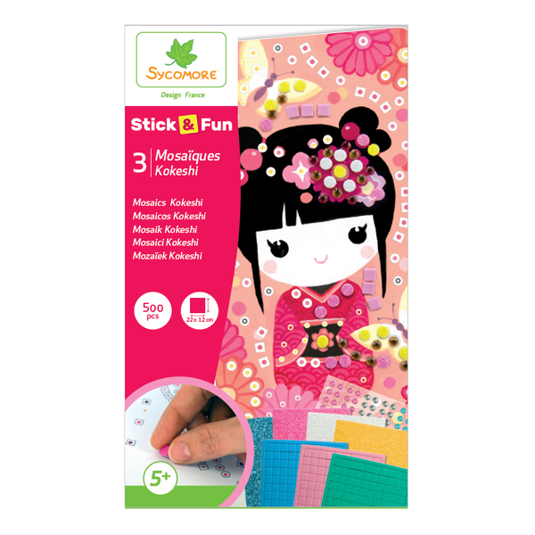 Mosaïques Kokeshi