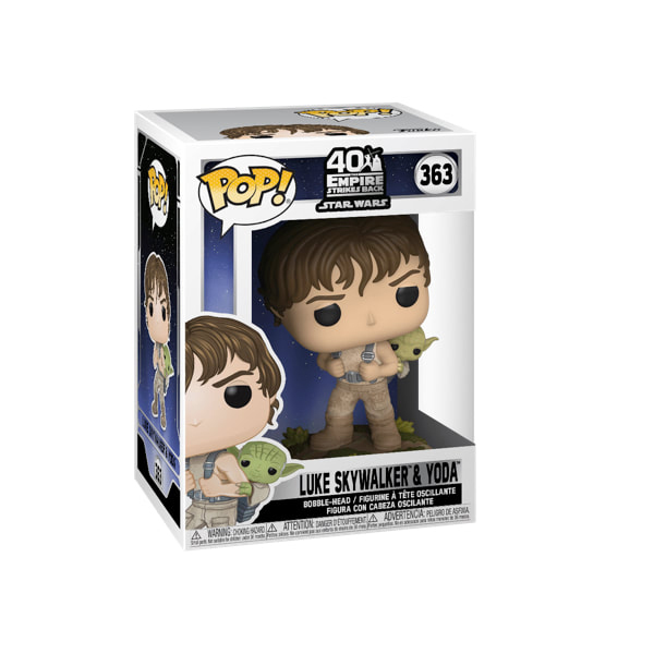 Figurine Luke Skywalker et Yoda 363 Star Wars Funko Pop