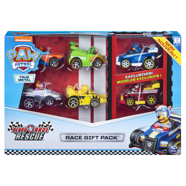 Pack de 6 véhicules métal Ready Race Rescue - La Pat Patrouille