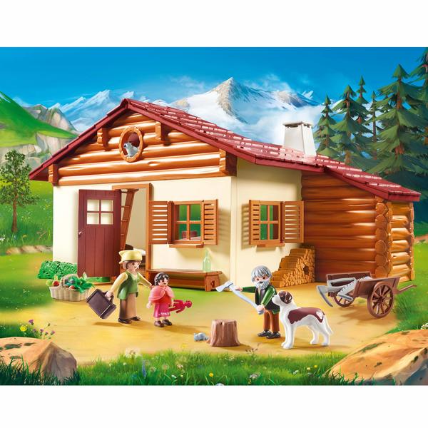 70253 - Playmobil Heidi - Heidi avec grand-père et chalet