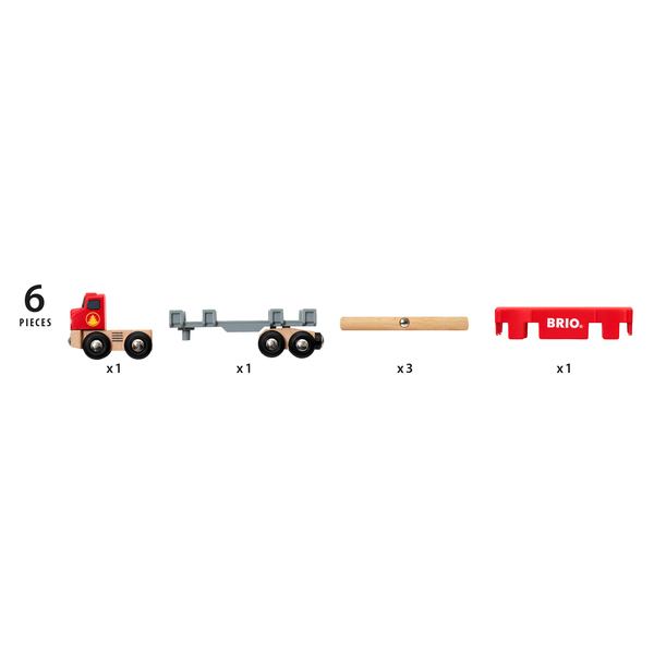 33657 - Brio World - Camion de transport de bois