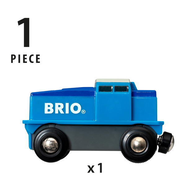 33130 - Brio World - Locomotive de fret bleue à pile