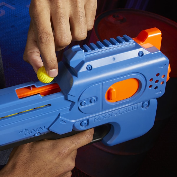 Pistolet Nerf Charger MXX-1200 bleu - Nerf Rival