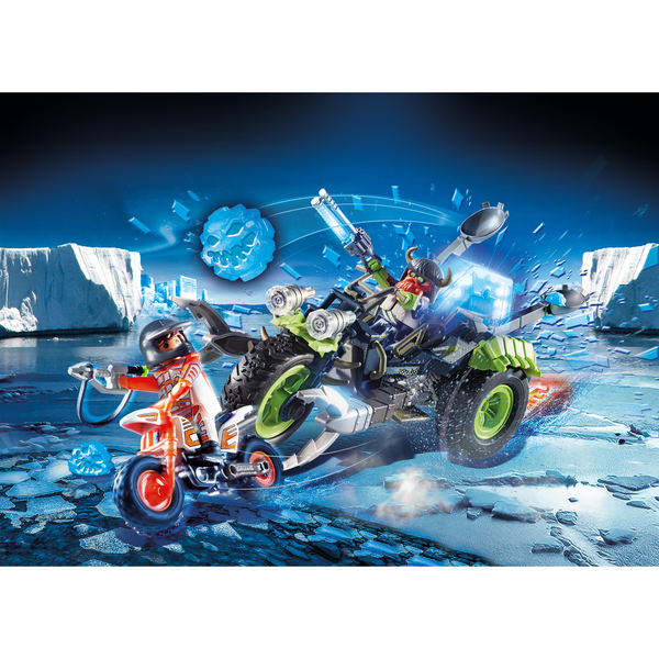 70232 - Playmobil Top Agents - Moto des neiges des Rebelles arctiques