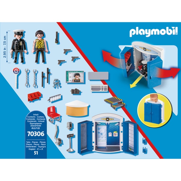 70306 - Playmobil City Action - Coffre Commissariat de police